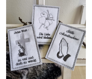 ITH Postkarte - Trauerkarte Jedes Wort zuviel